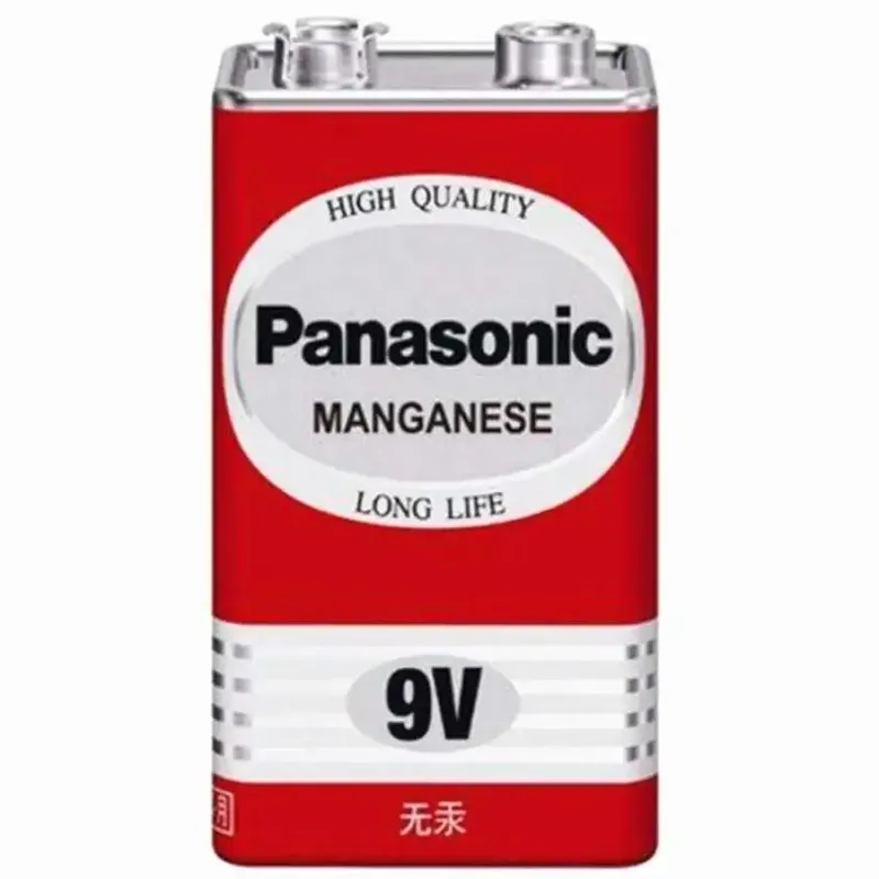 Panasonic 9V Battery Red