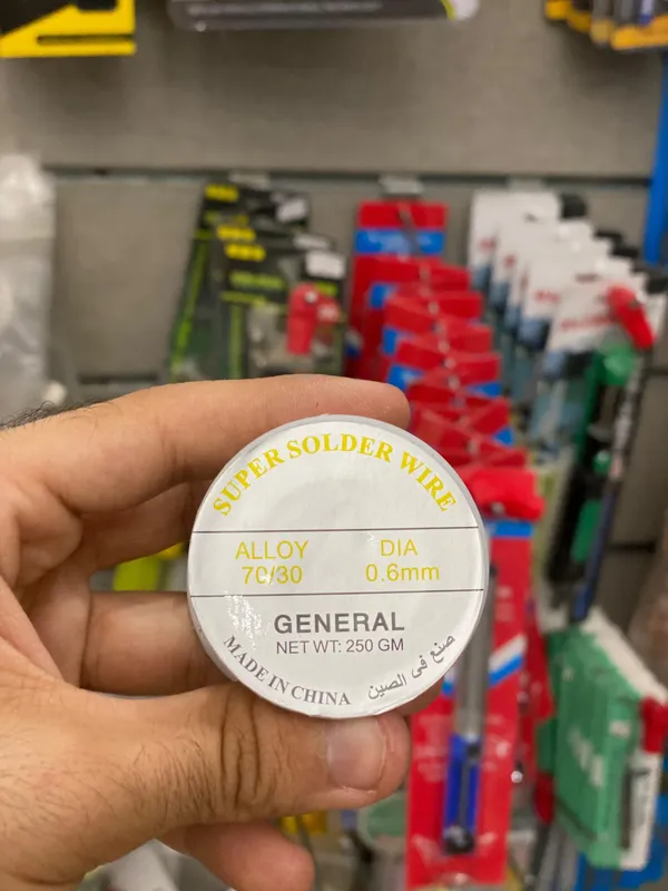 General Super Solder Wire Sn70/Pb30 0.6mm 250g