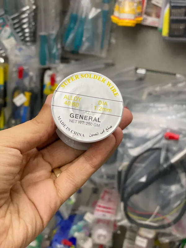 General Super Solder Wire Sn40/Pb60 1.2mm 250g