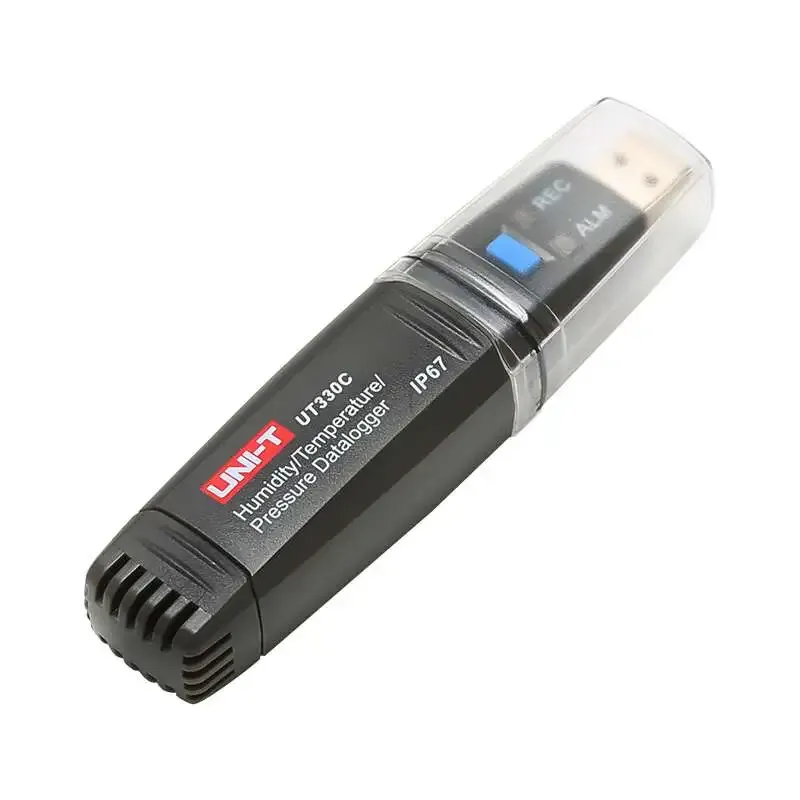 مسجل بيانات USB من UNI-T موديل UT330C لقياس الحرارة والرطوبة والضغط