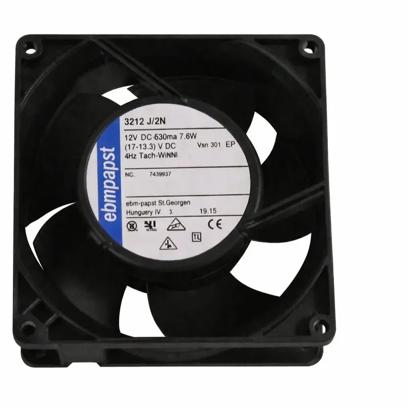 EBM-PAPST 3212 DC Brushless Fan 12V 630mA 92x92x38mm