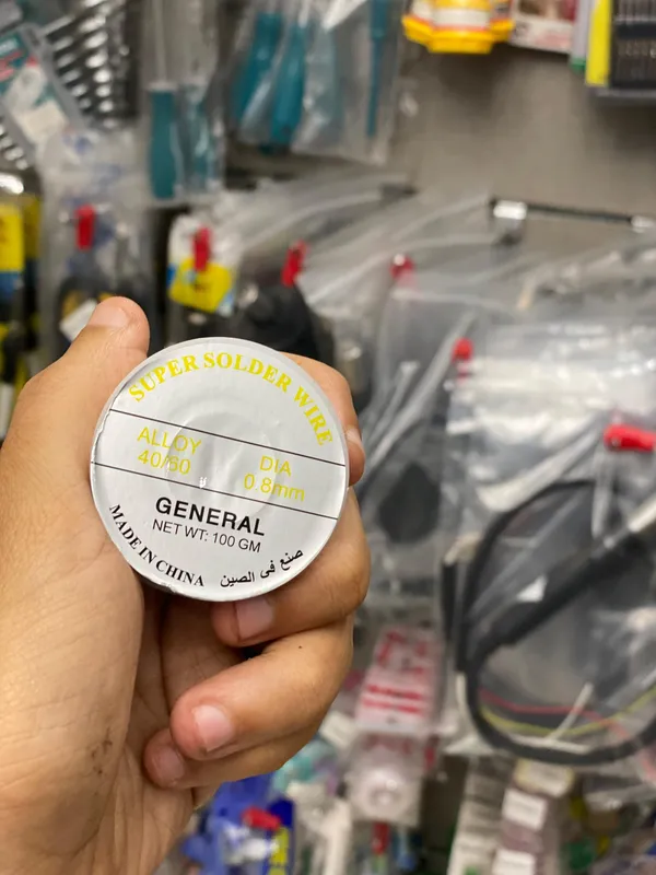 General Super Solder Wire Sn40/Pb60 0.8mm 100g