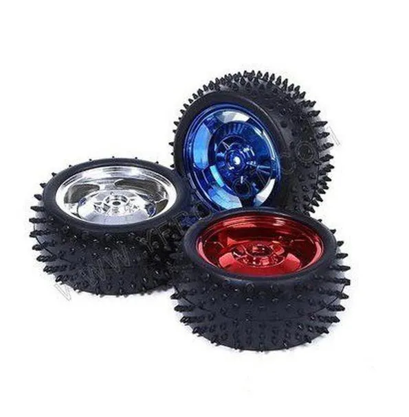 85×38mm Off-Road Robot Wheel with 4mm Hex Metal Coupler