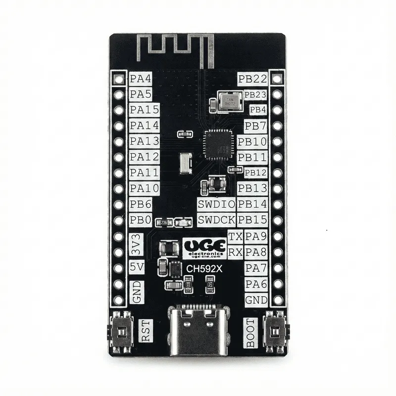 لوحة تطوير CH592X Mini بدعم BLE ومنفذ USB-C