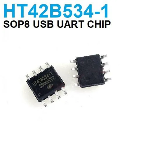 HT42B534-1 USB to UART TTL Converter IC, SOP-8