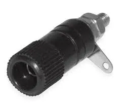 JS-910B Banana Plug Binding Post Connector 4mm - Black
