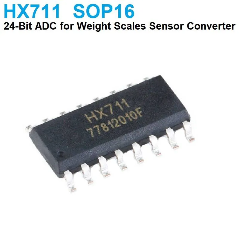 HX711 24-Bit Weighing Scale ADC for Bridge Sensors
