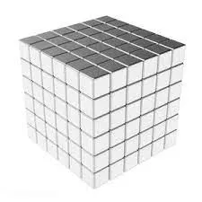 مغناطيس نيوديميوم مكعب N35 بقياس 4 مم × 4 مم