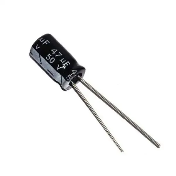 47µF 50V Radial Aluminium Electrolytic Capacitor