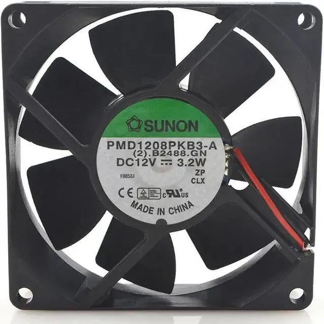 SUNON PMD1208PKB3-A High-Speed DC Cooling Fan 12V 3.2W 80x80x20mm