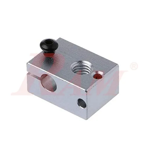 V6 Heating Block for 3D Printer Hotend with PT100 Sensor
