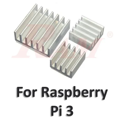مجموعة مشتتات تبريد لوحة Raspberry Pi 3B وRaspberry Pi 3B+