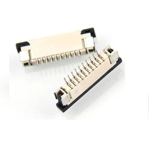FPC Connector 10-Pin 1.0mm Pitch Horizontal PCB Mount (Drawer Type)