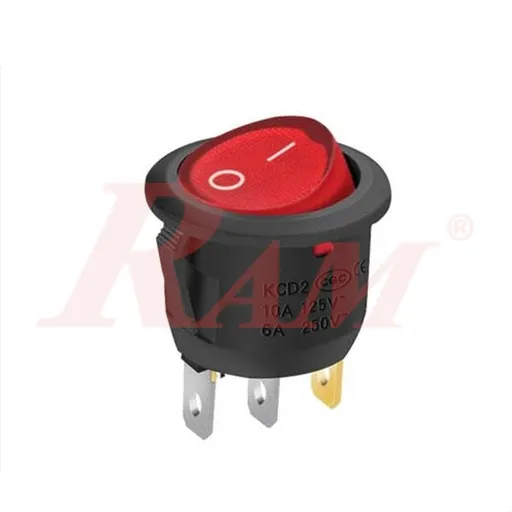 SW1 ON/OFF Rocker Switch with LED 10A/250VAC