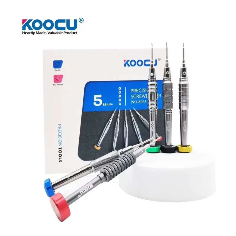 KOOCU 8063 Precision Screwdriver Set – 5-in-1 Titanium Alloy
