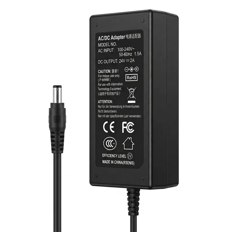EADP-48DP 24V 2A AC/DC Power Adapter, 5.5x2.5mm Jack