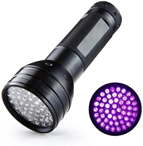 UV Torch 51 LED 395nm Portable UV Flashlight