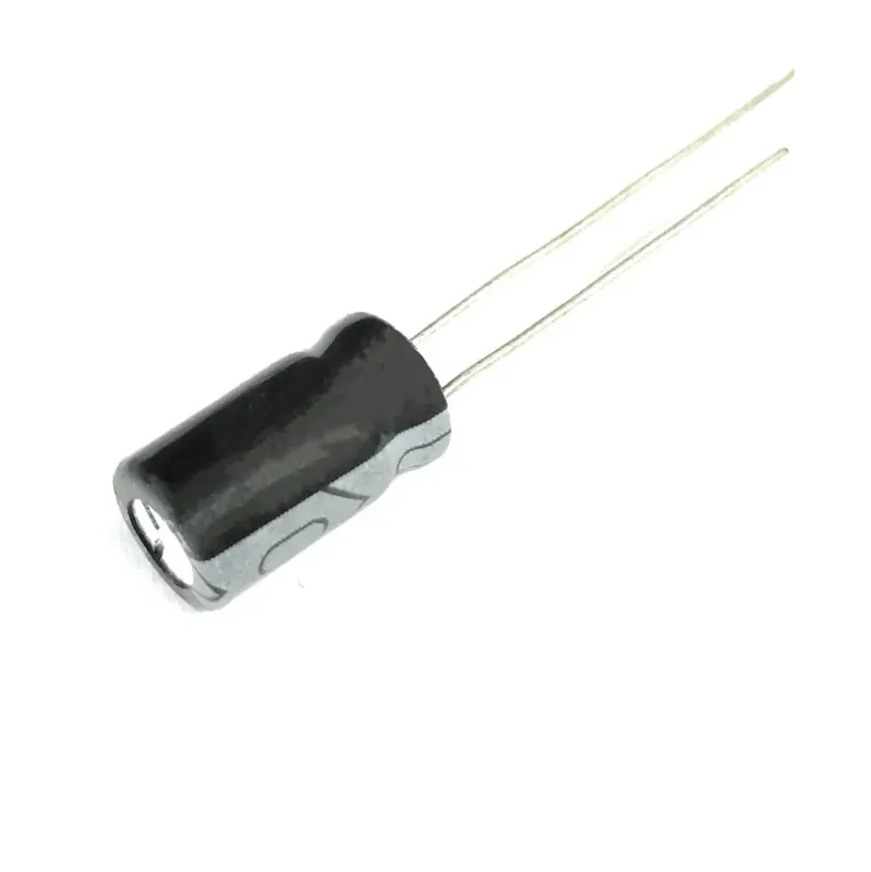 مكثف إلكتروليتي 1µF 250V أسود (تثبيت عبر الثقب)