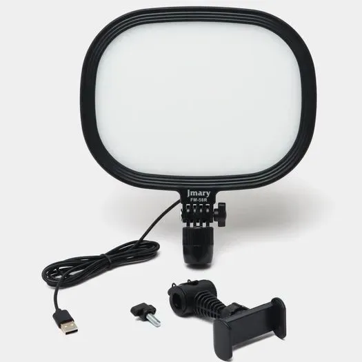 إضاءة LED لوحية ناعمة JMARY FM-58R مقاس 9 بوصة