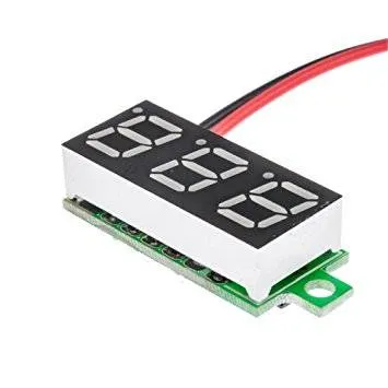 Digital Panel Voltmeter 2.7-30V DC 0.36in Red Display