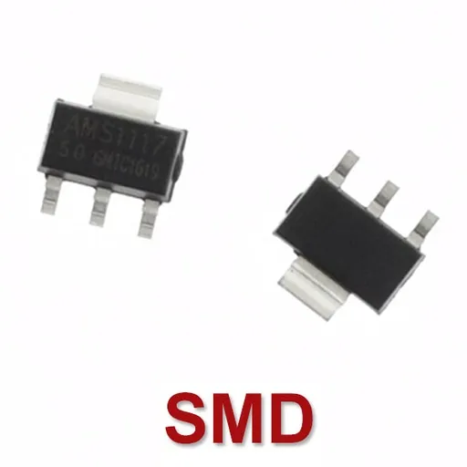 منظم جهد AMS1117-1.8V بتيار 800 مللي أمبير للتركيب السطحي