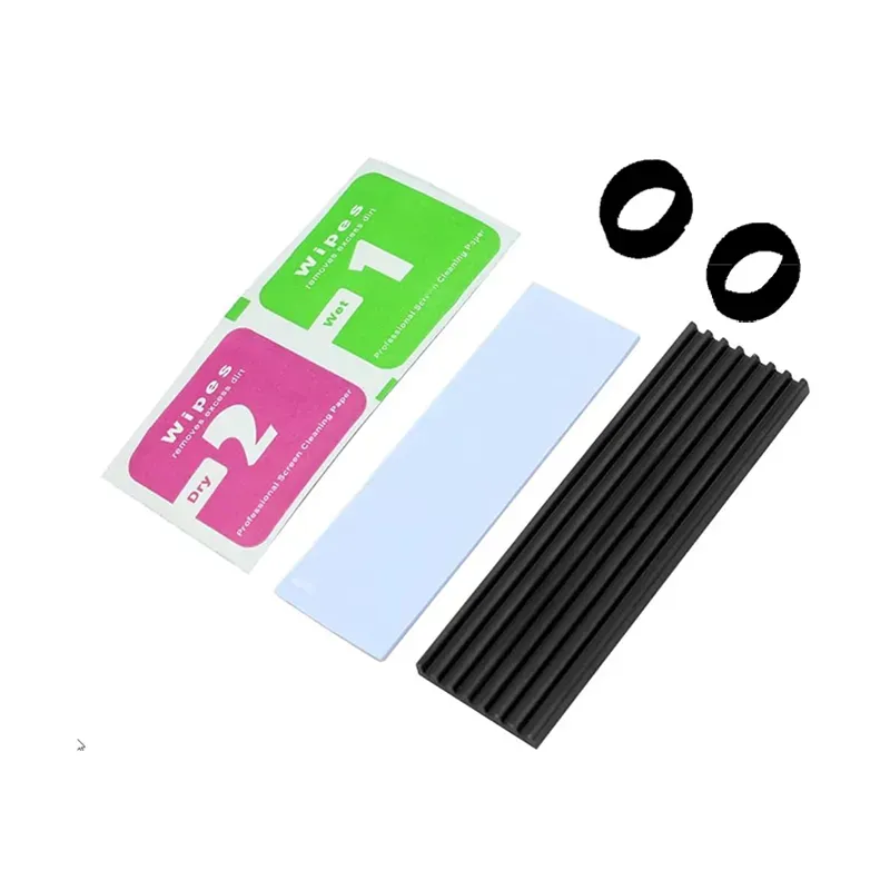 Aluminum M.2 NVMe SSD Heatsink with Silicone Pad 70x22mm
