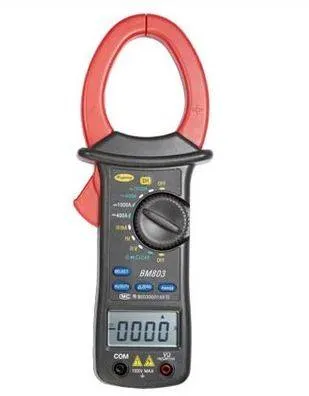 مقياس المشبك الرقمي BM-803 بسعة 1000 أمبير AC/DC