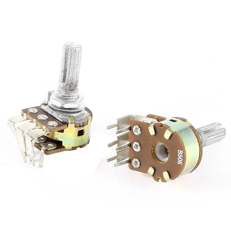 Potentiometer 50K Ohm 6-Pin Right Angle