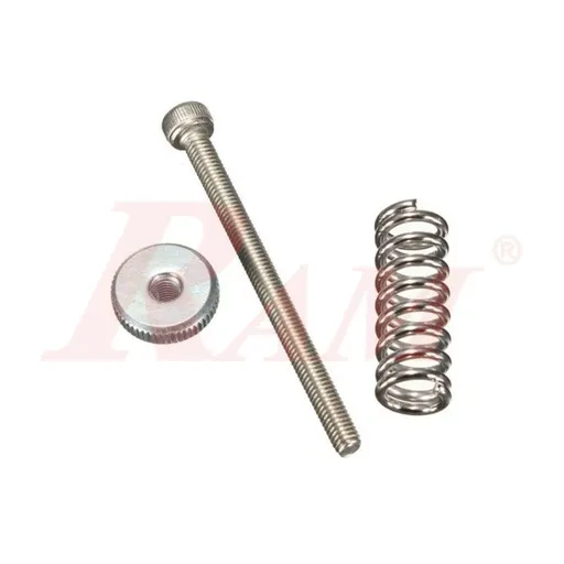 3D Printer Bed Leveling M3x40 Screw, Spring & Hand Knob (3D1013)