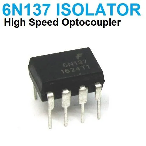 6N137 High-Speed Logic Optocoupler 10 Mbit/s