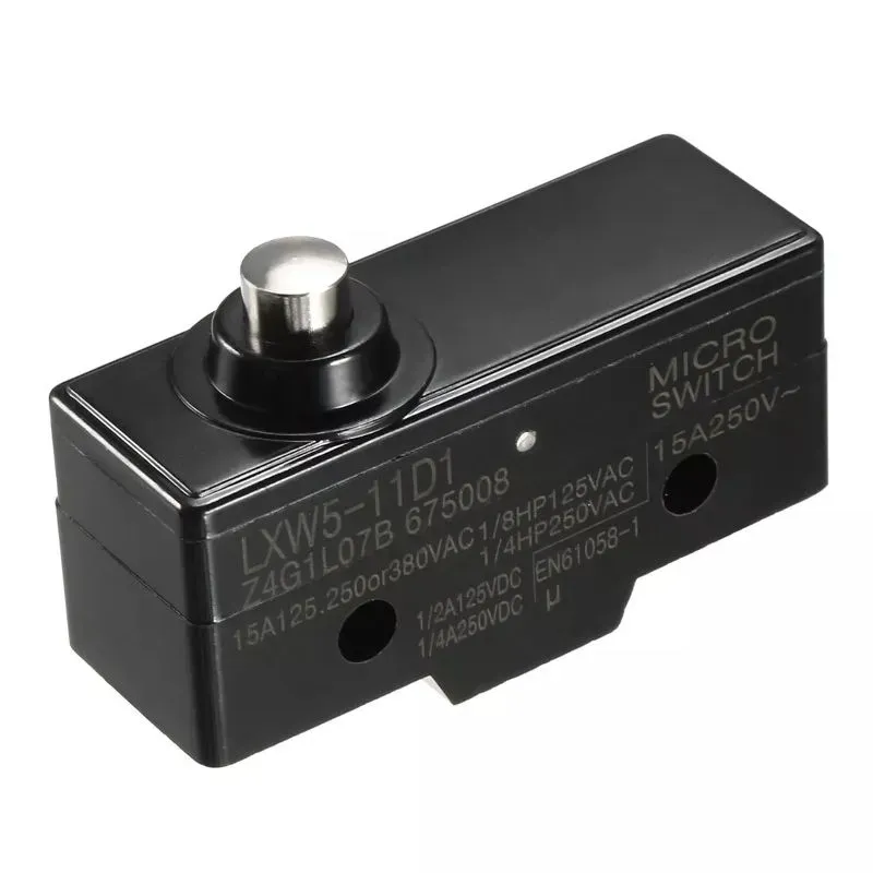 LXW5-11D1 Limit Switch Panel Mount 15A 250VAC Short Reed Snap Lever