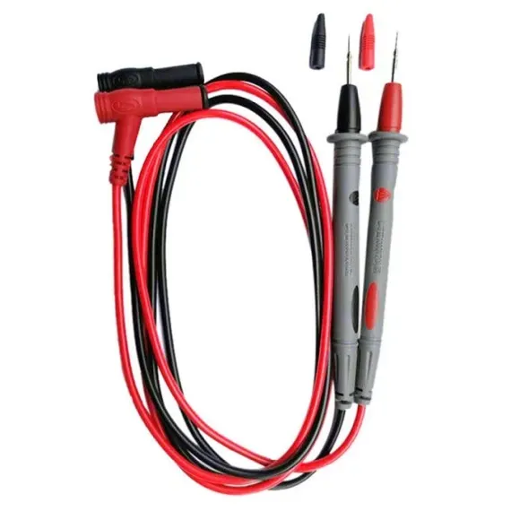 CAT II Multimeter Test Leads, Thin Breadboard Pins, 100cm