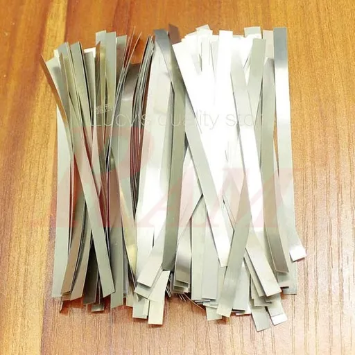 Nickel Plated Steel Strip 6x0.1mm for Spot Welding, 100g Bag