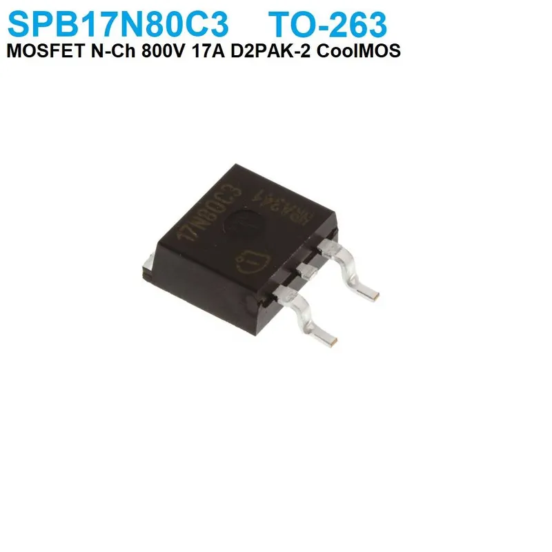 SPB17N80C3 800V 17A N-Channel CoolMOS Power MOSFET TO-263