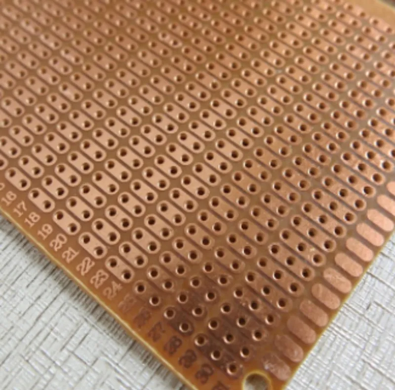 PCB Prototype Board FR4 10x15cm, Copper Strip Lines