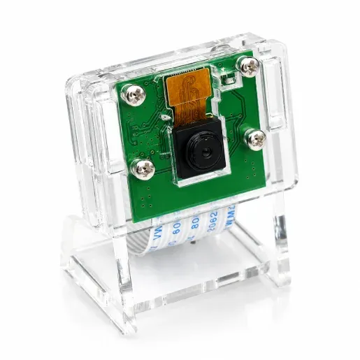 علبة أكريليك شفافة لحماية وحدة كاميرا Raspberry Pi
