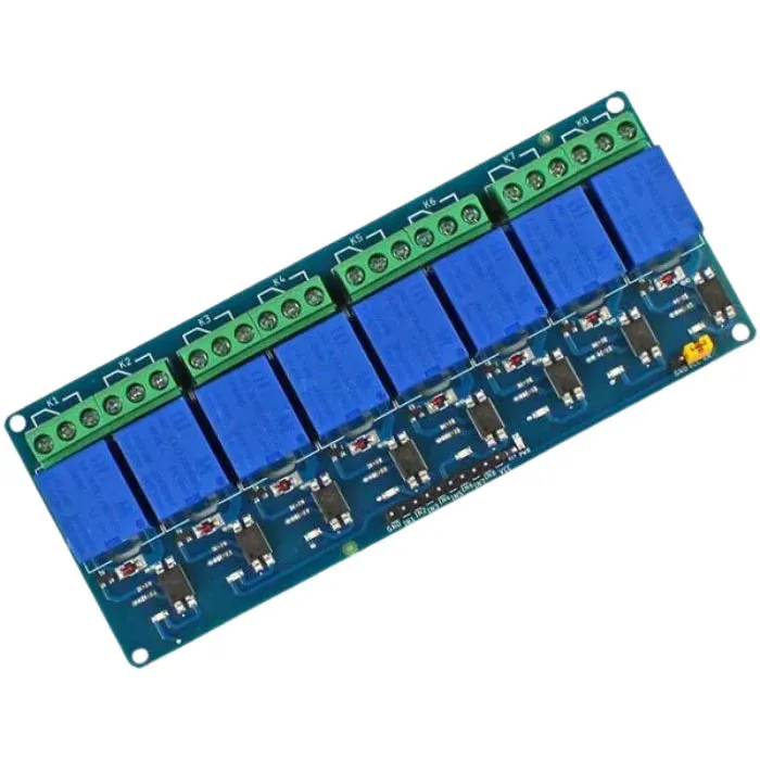 8-Channel Relay Module 5V with Optocoupler Isolation