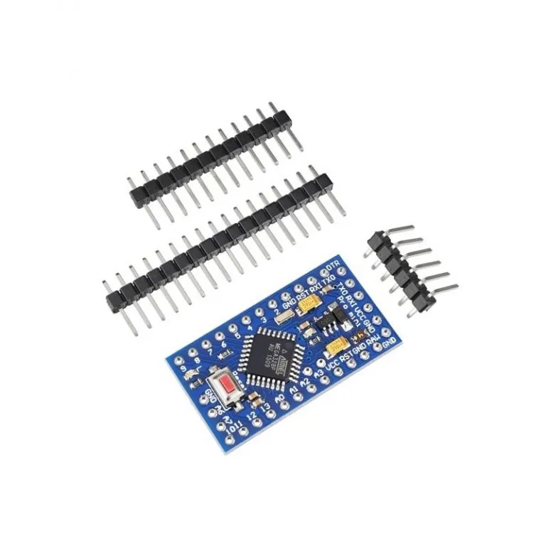 لوحة Arduino Pro Mini بالمتحكم ATmega328PU-TH بجهد 5 فولت وتردد 16 ميجاهرتز