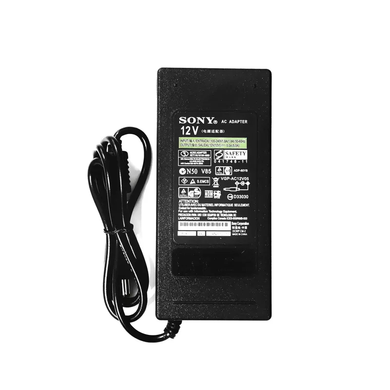 Sony 12V 5A Power Adapter 5.5x2.5mm DC Jack