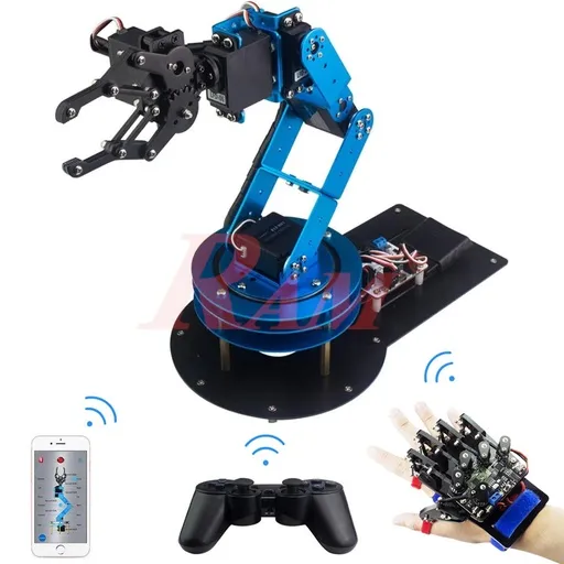 LeArm Professional 6DOF Robotic Arm with Wireless Mechanical Glove
