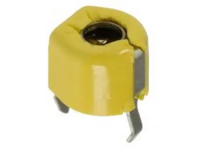 Trimmer Variable Capacitor 40pF (10-40pF Range), Yellow