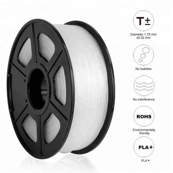 خيط طباعة UGE PLA+ قطر 1.75 مم وزن 1 كجم - أبيض