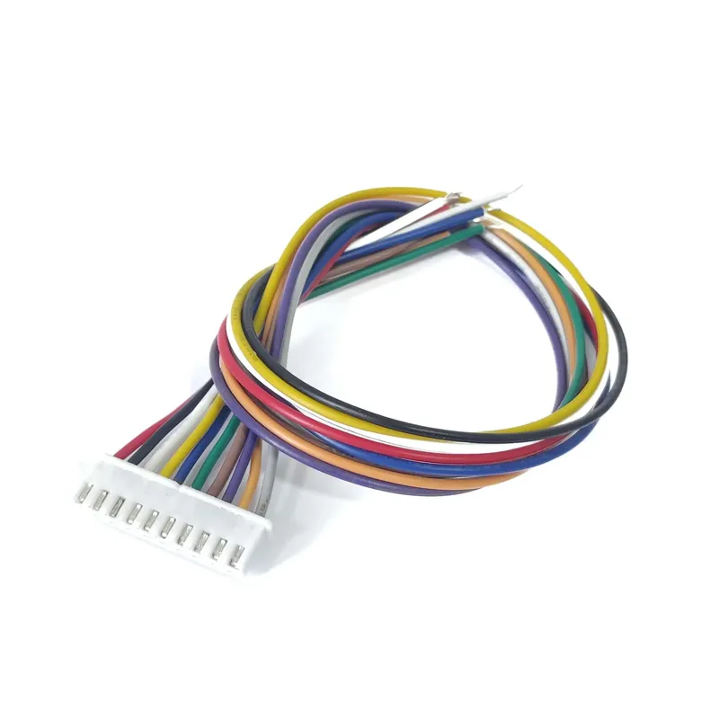 كابل بيانات JST بعشرة أطراف، خطوة 2.54 مم، 26 AWG، طول 25 سم