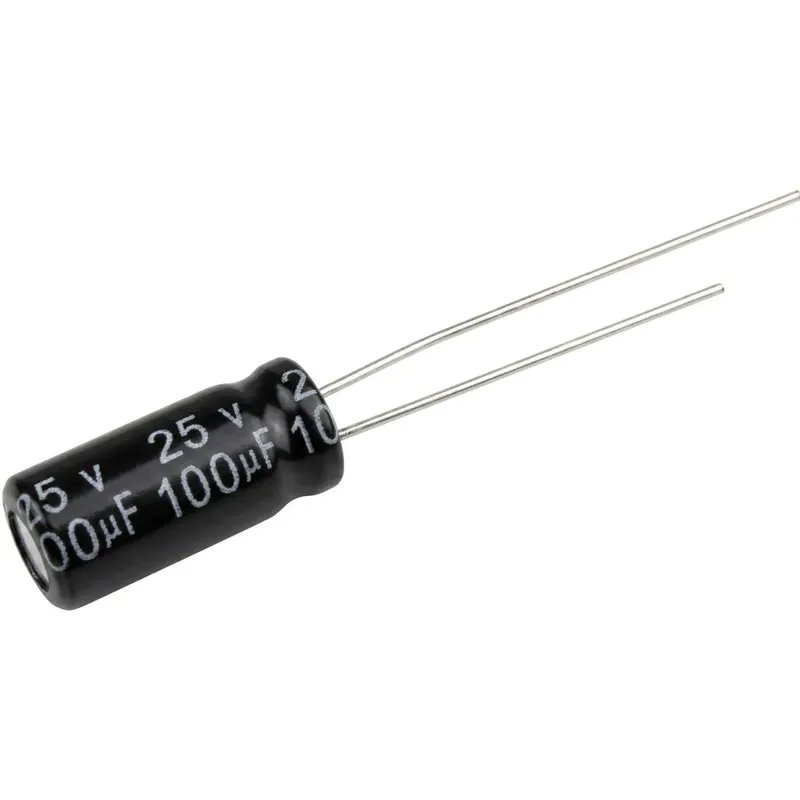 Aluminum Electrolytic Capacitor 100uF 25V 5x11mm