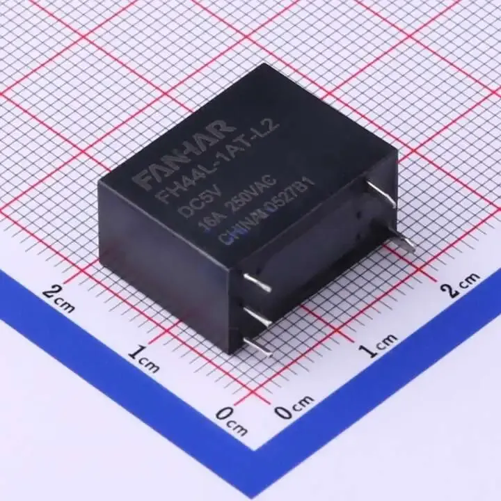 FANHAR FH44L-1AT-L2-DC5V Latching Relay 16A 5-Pin, DC 5V Coil