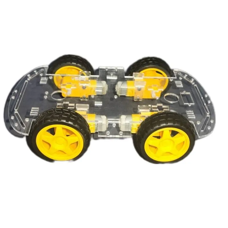 4WD Smart Robot Car Chassis Kit with DC Gear Motors & Encoders