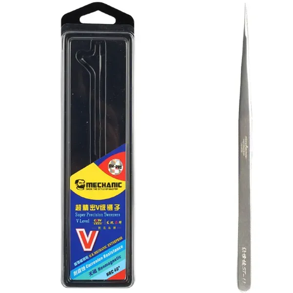 MECHANIC ST-11 140mm Straight Anti-Static SMD Tweezers