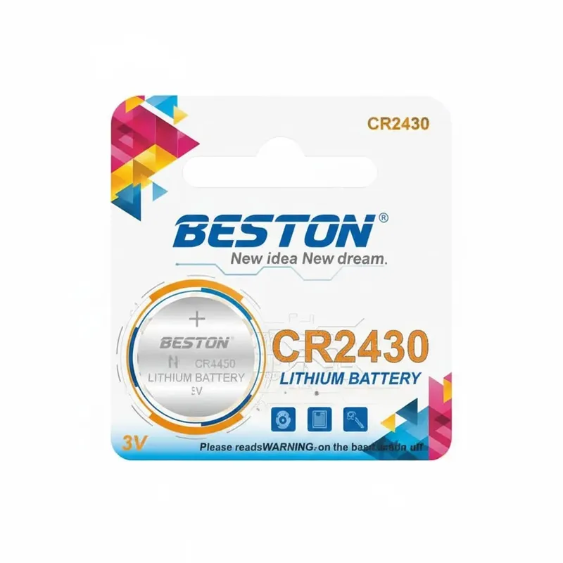 بطارية BESTON CR2430 ليثيوم عملة 3 فولت 280 ملّي أمبير-ساعة (قطعة واحدة)