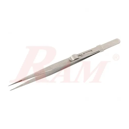 V16A Precision Stainless Steel Tweezers Straight Fine Tip
