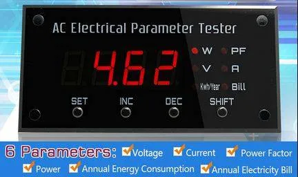 عداد طاقة EPM1100 أحادي الطور متعدد الوظائف 85-265 فولت AC